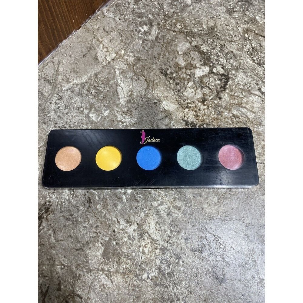 Jadaca Eyeshadow Palette In 5 Bold Colors #5 Luscious Eye Shadow READ